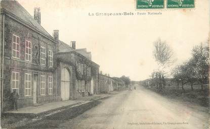 / CPA FRANCE 51 "La Grange aux bois, route Nationale"