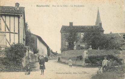 / CPA FRANCE 51 "Hauteville, rue de la côte, le presbytère"