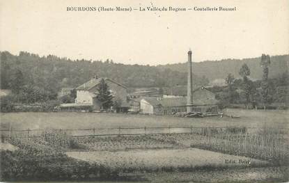 CPA FRANCE 52 "Bourdons, la vallée du Rognon, la Coutellerie Roussel"