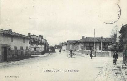 / CPA FRANCE 51 "Larzicourt, le faubourg"