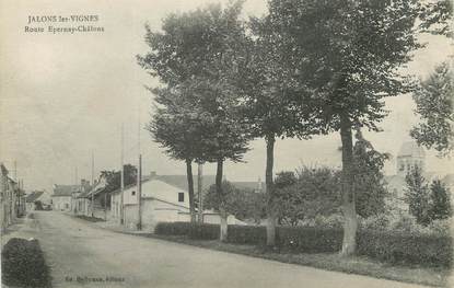 / CPA FRANCE 51 "Jalons les Vignes, route Epernay Châlons"