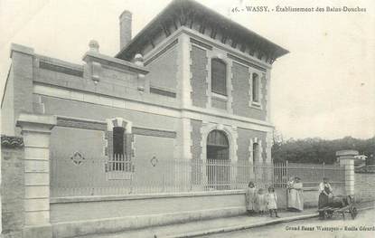 CPA FRANCE 52 "Wassy, Etablissement des  Bains Douches"