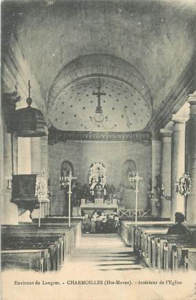 CPA FRANCE 52 "Charmoilles, interieur de l'Eglise"