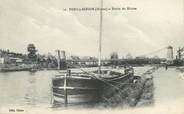 51 Marne / CPA FRANCE 51 "Port à Binson, bords de Marne" / PENICHE