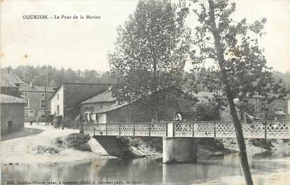 CPA FRANCE 52 "Gourzon, le pont de la Marine"