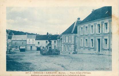 / CPA FRANCE 51 "Orbais l'Abbaye, place Jehan d'Orbais"