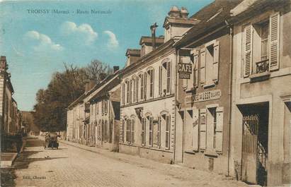 / CPA FRANCE 51 "Troissy, route nationale"