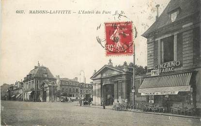 CPA FRANCE 78 "Maisons Laffitte, Entrée du Parc"