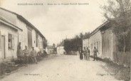 51 Marne / CPA FRANCE 51 "Soudé Sainte Croix, rue de la Fosse Saint Quentin"
