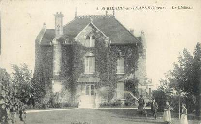 / CPA FRANCE 51 "Saint Hilaire au Temple, le château"
