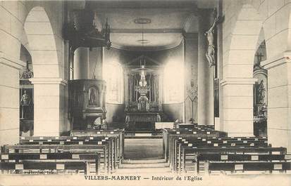 / CPA FRANCE 51 "Villers Marmery, intérieur de l"église"