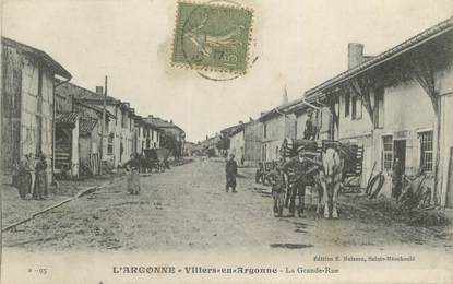 / CPA FRANCE 51 "Villers en Argonne, la grande rue"
