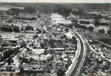 CPSM FRANCE 78 "Bonnières,  vue générale aérienne"