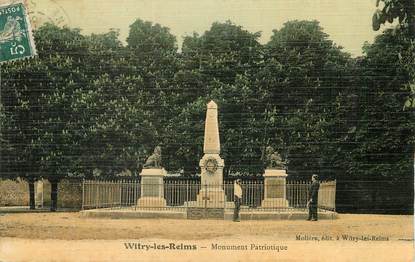 / CPA FRANCE 51 "Witry kes Reims" / MONUMENT PATRIOTIQUE