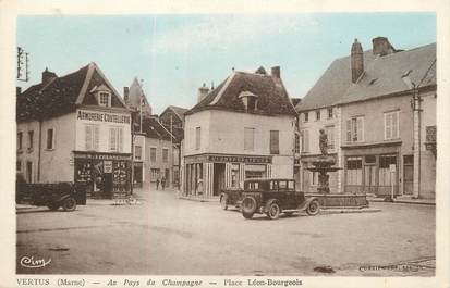 / CPA FRANCE 51 "Vertus, place Léon Bourgeois"