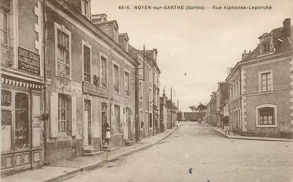 CPA FRANCE 72 "Noyen sur Sarthe, rue Alphonse Leporché"