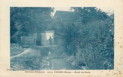 / CPA FRANCE 51 "Viviers, bords du Morin