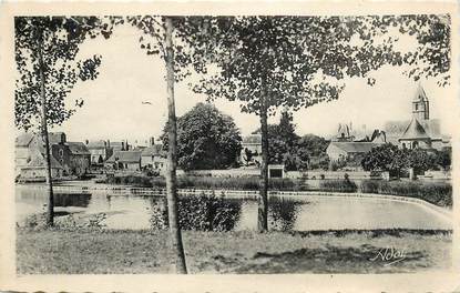 CPA FRANCE 72 "Noyen sur Sarthe, le barrage et vue partielle"