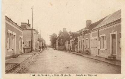 CPA FRANCE 72 "Marolles les Bains, arrivée par Dangeul"