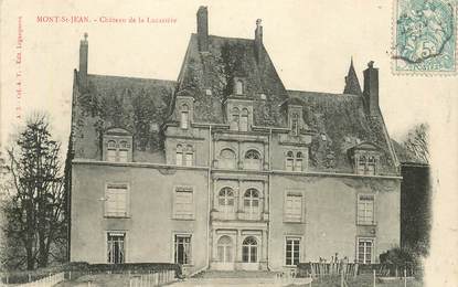 CPA FRANCE 72 "Mont Saint Jean, chateau de la Lucazière"
