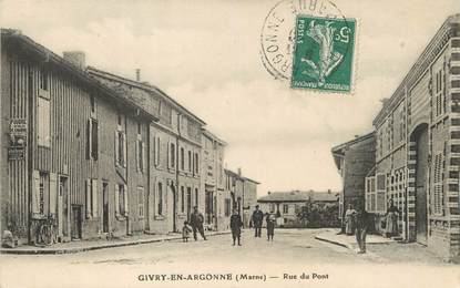 / CPA FRANCE 51 "Givry en Argonne, rue du pont"