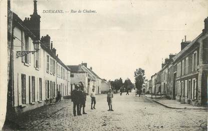 / CPA FRANCE 51 "Dormans, rue de Chalons"