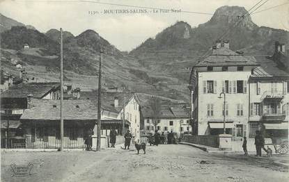 / CPA FRANCE 73 "Moutiers Salins, le pont neuf"