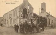 60 Oise CPA FRANCE 60 "Senlis, maisons détruites"