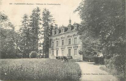 CPA FRANCE 72 "Parennes, chateau de Courtemanche"