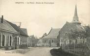 72 Sarthe CPA FRANCE 72 "Requeil, la place, rte de pontvallain"