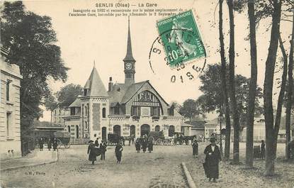 CPA FRANCE 60 "Senlis, la gare"