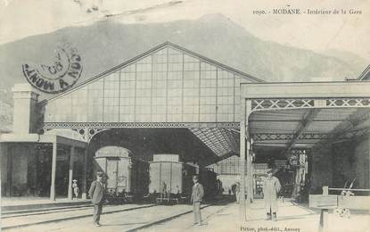 / CPA FRANCE 73 "Modane, intérieur de la gare"