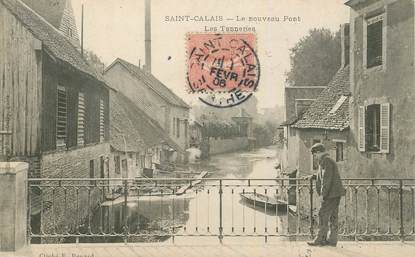 CPA FRANCE 72 "Saint Calais, le nouveau pont, les Tanneries"