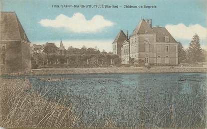 CPA FRANCE 72 "Saint Mars d'Outillé, chateau de Segrais"