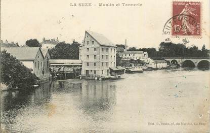 CPA FRANCE 72 " la Suze, Moulin et Tannerie"