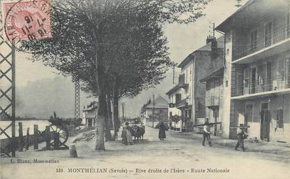 / CPA FRANCE 73 "Montmelian, route Nationale"
