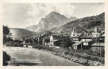 / CPSM FRANCE 73 "Saint Michel de Maurienne, l'Arc et le perrons des encombres"