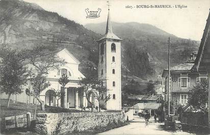/ CPA FRANCE 73 "Bourg Saint Maurice, l'église"