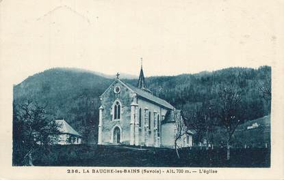 / CPA FRANCE 73 "La Bauche les Bains, l'église"