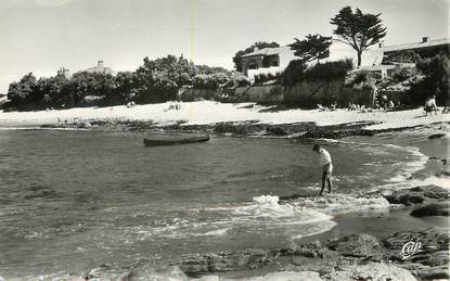 / CPSM FRANCE 85 "Ile de Noirmoutier, plage de la Madeleine"