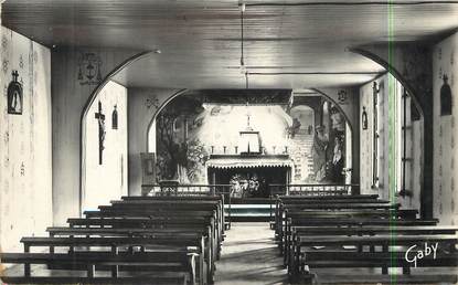 / CPSM FRANCE 85 "La Tranche sur Mer, intérieur de la Chapelle de la colonie Sainte Anne"