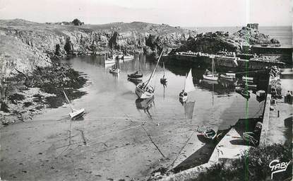 / CPSM FRANCE 85 "Ile d'Yeu, port de la Meule à marée basse"