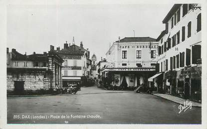 / CPSM FRANCE 40 "Dax, place de la Fontaine chaude"