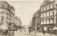 42 Loire / CPA FRANCE 42 "Saint Etienne, av Président Faure"