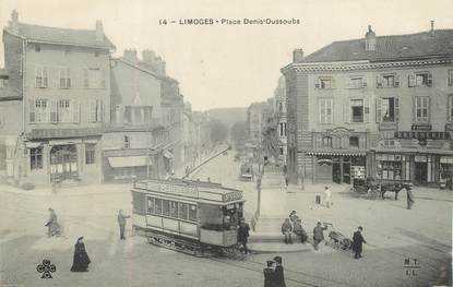 / CPA FRANCE 87 "Limoges, place Denis Dussoubs "