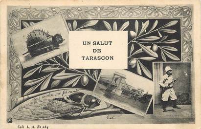 CPA FRANCE 13 "Un Salut de Tarascon"