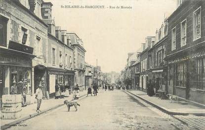 CPA FRANCE 50 "Saint Hilaire  du Harcouet, Rue de Mortain"