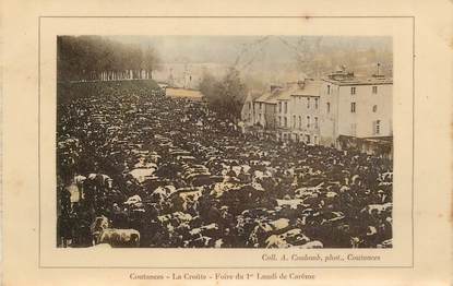 CPA FRANCE 50 "Coutances, Foire du 1er Lundi de Carême"