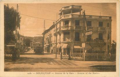 / CPA FRANCE 06 "Golfe Juan, av de la gare"