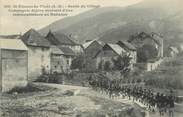 06 Alpe Maritime / CPA FRANCE 06 "Saint Etienne de Tinée, sortie du village" / CHASSEURS ALPINS